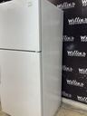 Whirlpool Used Refrigerator Top and Bottom 30x65 1/2” (White) 