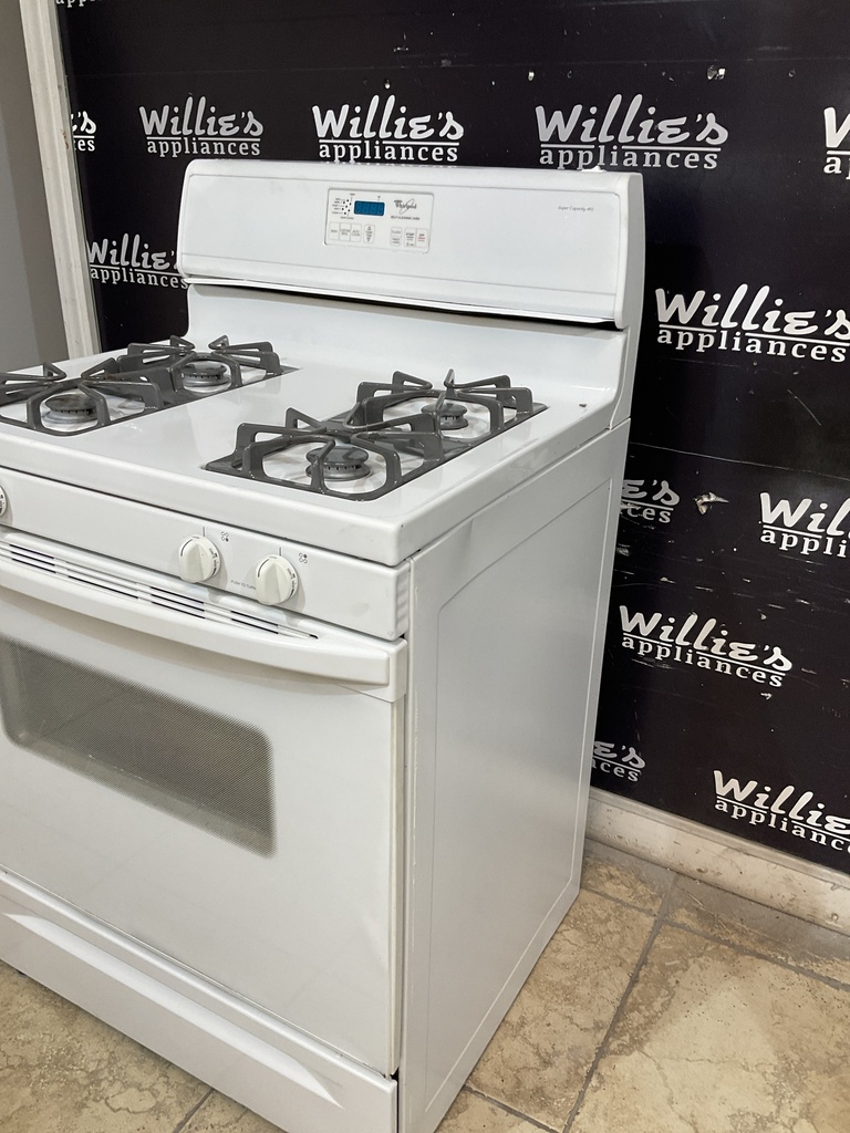 Whirlpool Used Natural Gas Stove 30inches (White) 