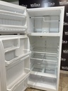 Ge Used Refrigerator Top and Bottom 28x67 1/2” (White) 