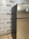 Ge Used Refrigerator Top and Bottom 28x64 1/2” (Stainless Steel)