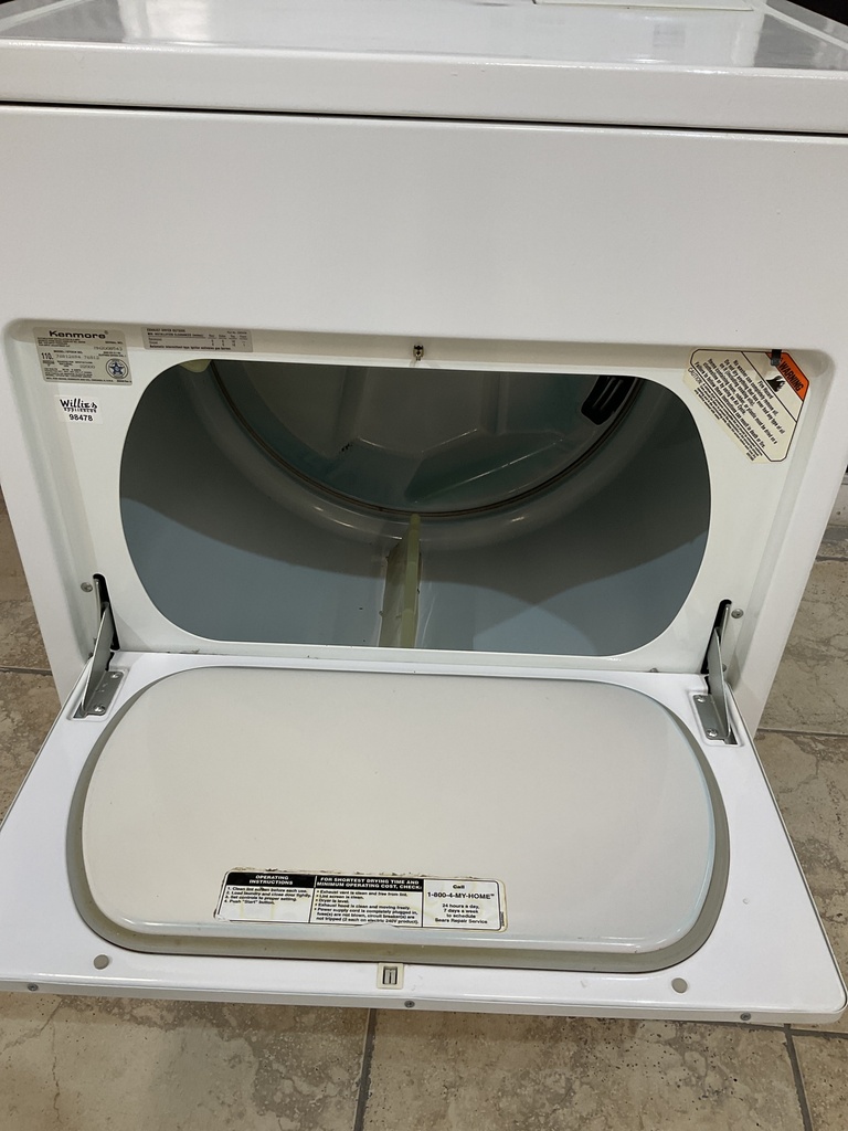 Kenmore Used Natural Gas Dryer 29inches (White) 