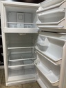 Frigidaire Used Refrigerator Top and Bottom 30x65 1/2” (White) 