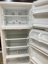 Whirlpool Used Refrigerator Top and Bottom 28x62 1/2” (White) 