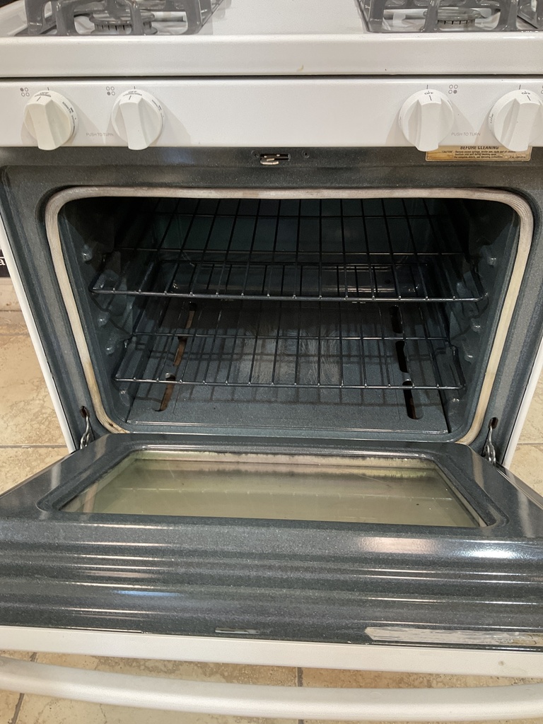 Whirlpool Used Natural Gas Stove 30inches (White) 