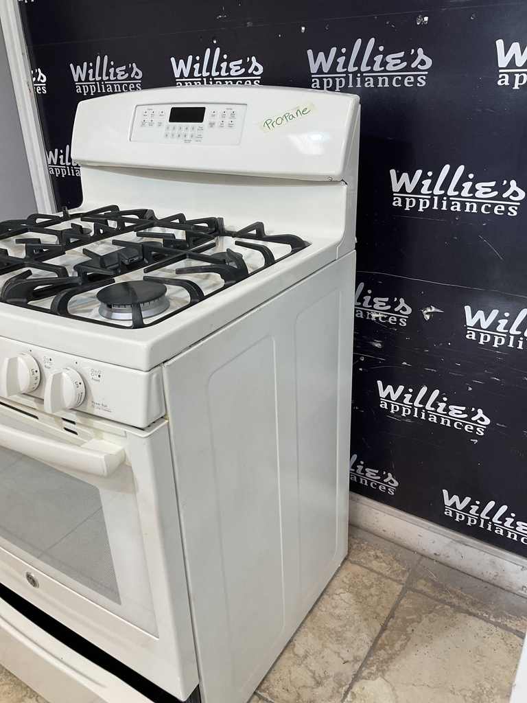 Ge Used Gas Propane Stove 30inches (Bisque) 