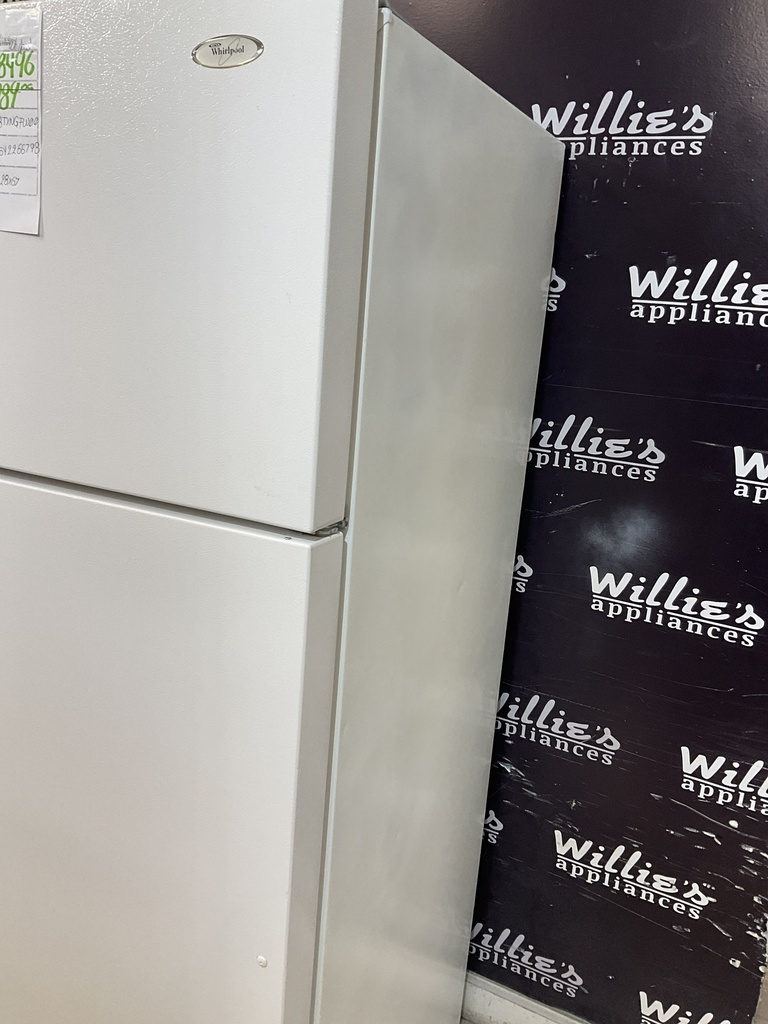 Whirlpool Used Refrigerator Top and Bottom 28x67 (White) 