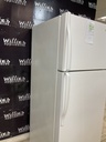 Whirlpool Used Refrigerator Top and Bottom 28x67 (White) 