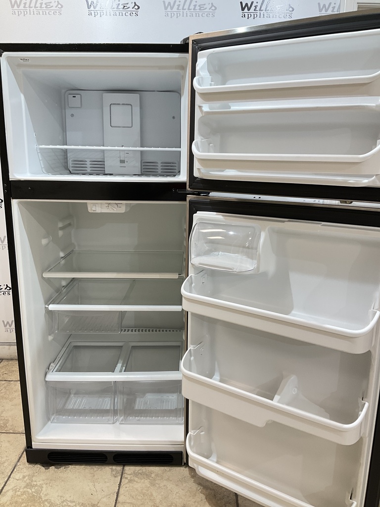 Frigidaire Used Refrigerator Top and Bottom 28x64 1/2” (Stainless Steel) 