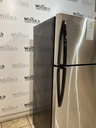 Frigidaire Used Refrigerator Top and Bottom 28x64 1/2” (Stainless Steel) 