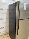 Ge Used Refrigerator Top and Bottom 30x66 (Stainless Steel) 