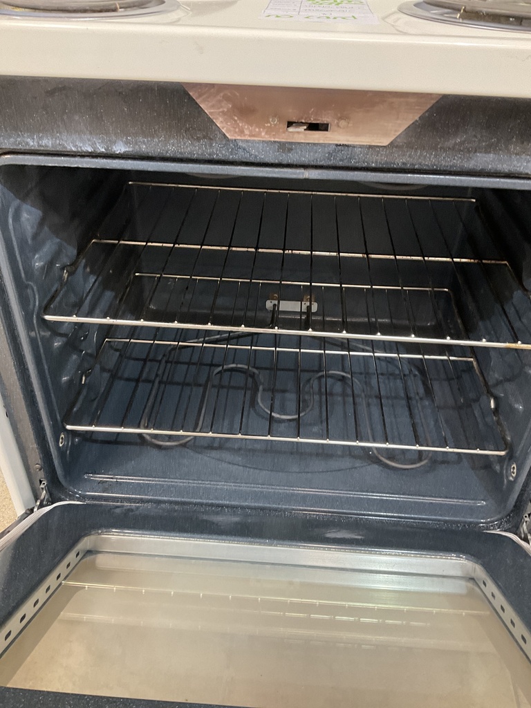 Ge Used Electric Stove 220volts (40/50 AMP) 30inches {no cord} (Bisque) 