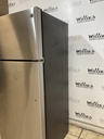 Ge Used Refrigerator Top and Bottom 28x66 1/2” (Stainless Steel) 
