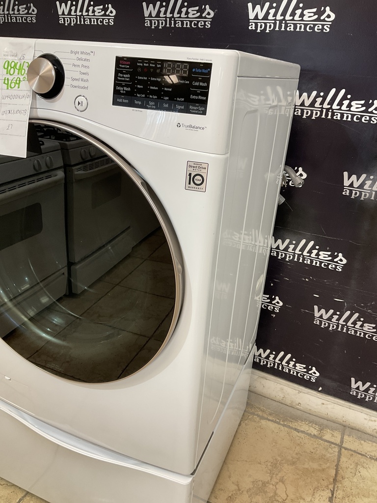 Lg Used Washer Front-load 27inches (White) 