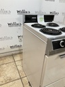 Caloric Used Electric Stove 220volts (40/50 AMP) 20inches (White/Black) {3 prong} 