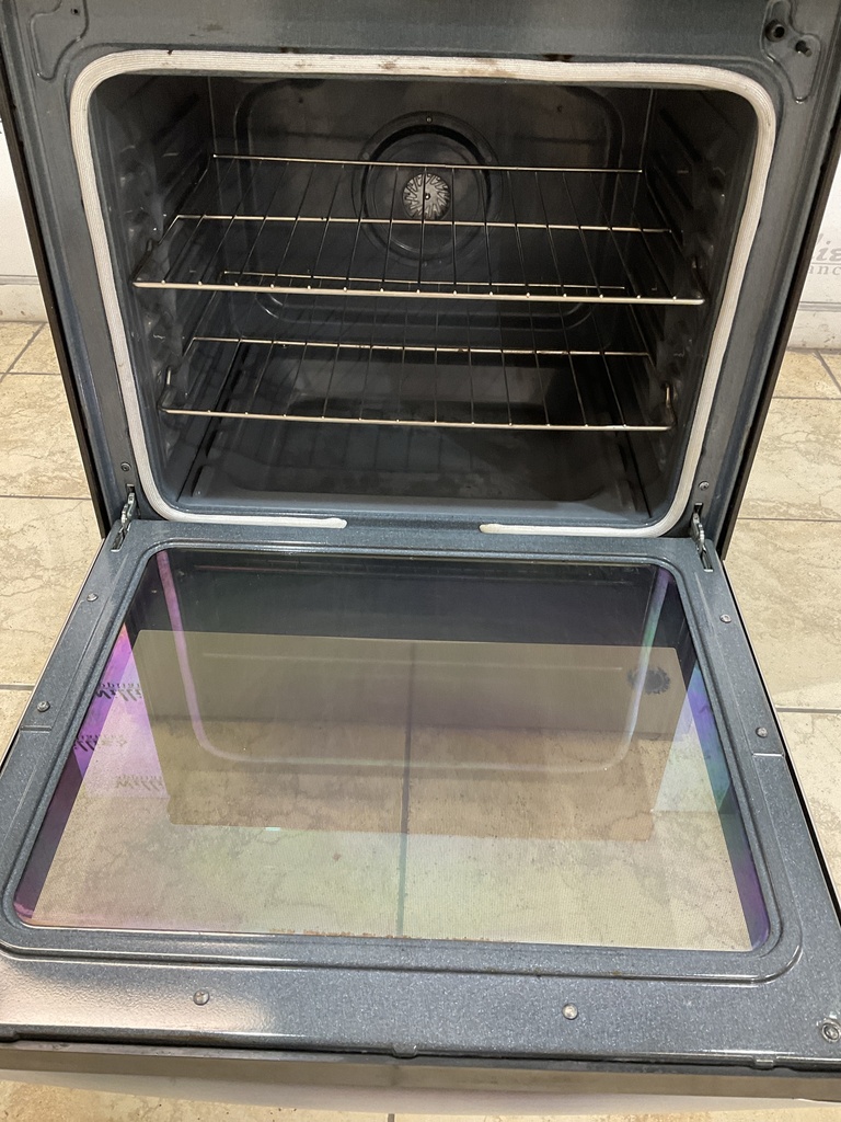 Whirlpool Used Electric Stove 220volts (40/50 AMP) 30inches {no cord} (Stainless Steel) 