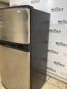 Whirlpool Used Refrigerator Top and Bottom 33x66 (Stainless Steel) 