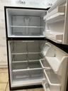 Whirlpool Used Refrigerator Top and Bottom 33x66 (Stainless Steel) 