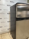 Whirlpool Used Refrigerator Top and Bottom 33x66 (Stainless Steel) 
