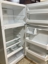 Ge Used Refrigerator Top and Bottom 28x61 1/2” (White)