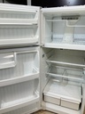 Hotpoint Used Refrigerator Top and Bottom 28x64 1/2” (White) 