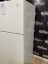 Whirlpool Used Refrigerator Top and Bottom 30x65 1/2” (white) 