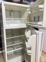 Whirlpool Used Refrigerator Top and Bottom 30x65 1/2” (white) 