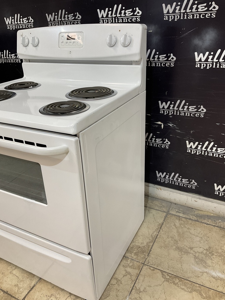 Kenmore Used Electric Stove 220volts (40/50 AMP) 30inches {3 prong} (White) 