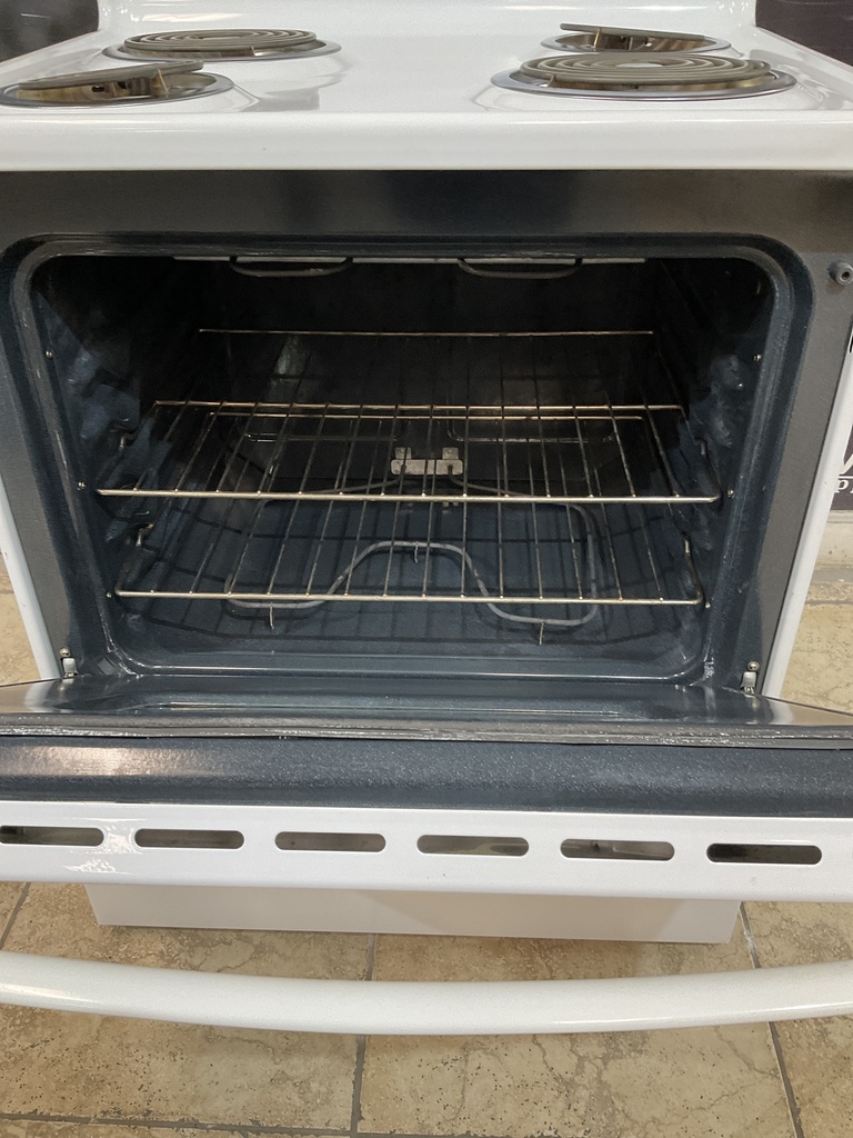 Ge Used Electric Stove 220volts (40/50 AMP) 30inches {4 prong} (White) 