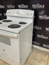 Ge Used Electric Stove 220volts (40/50 AMP) 30inches {4 prong} (White) 