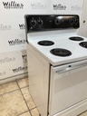 Ge Used Electric Stove 220volts (40/50 AMP) 30inches {no cord} (White/Black) 