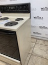 Amana Used Electric Stove 220volts (40/50 AMP) 30inches {4 prong} (Bisque/Black) 