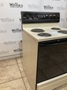 Amana Used Electric Stove 220volts (40/50 AMP) 30inches {4 prong} (Bisque/Black) 