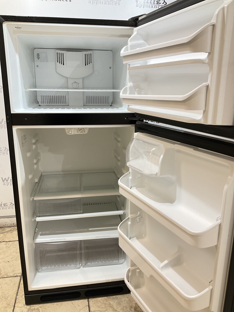 Frigidaire Used Refrigerator Top and Bottom 28x64 1/2” (Stainless Steel) 