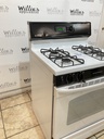 Ge Used Natural Gas Stove 30inches (White/Black) 