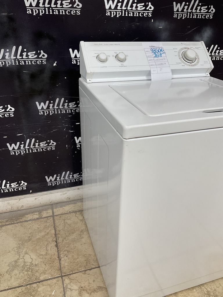 Whirlpool Used Washer Top-load 27inches (White) 