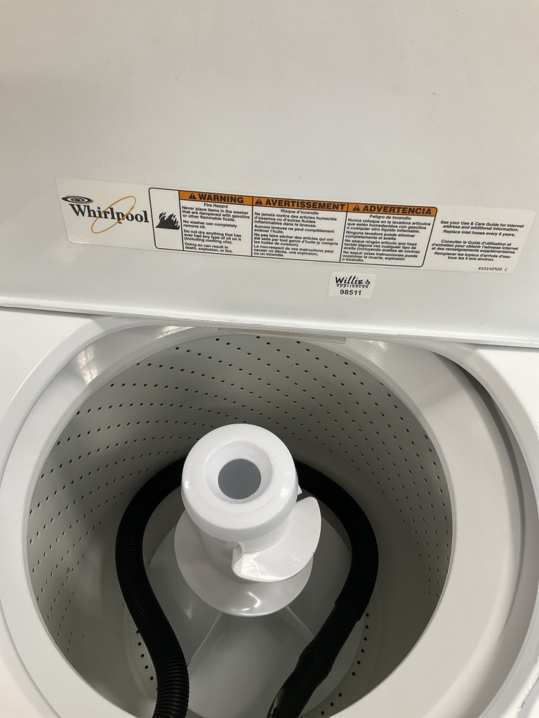 Whirlpool Used Washer Top-load 27inches (White) 