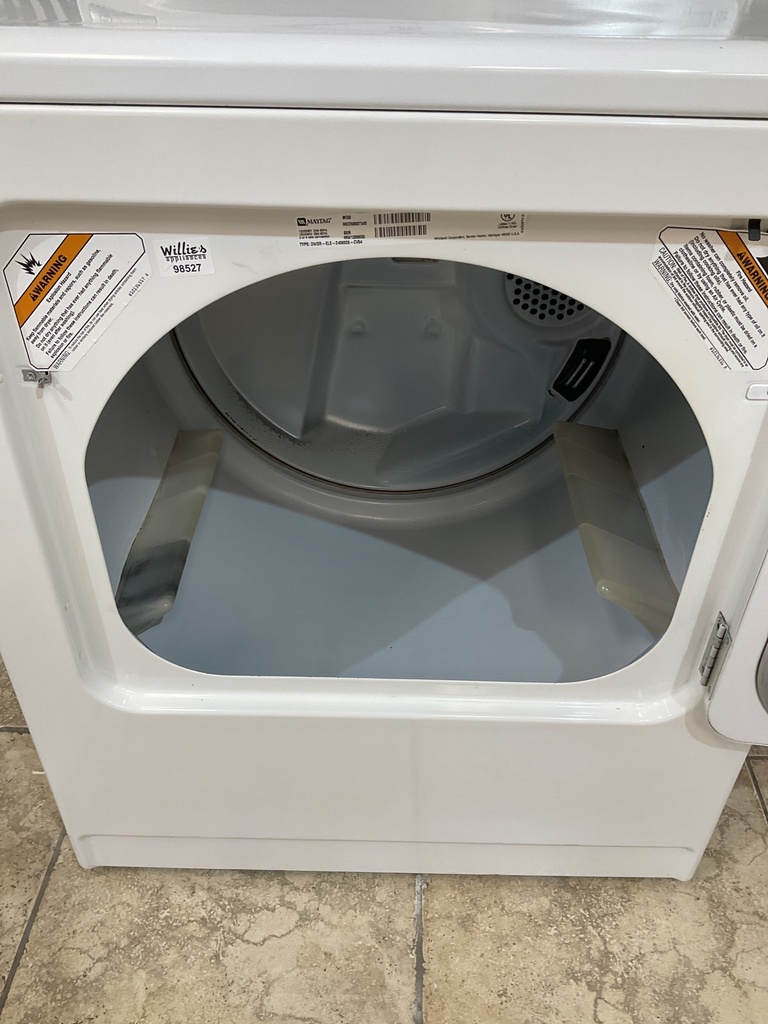 Maytag Used Electric Dryer 220volts (30 AMP) 29inches {4 prong} (White) 