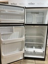 Ge Used Refrigerator Top and Bottom 28x64 1/2” (Stainless Steel) 