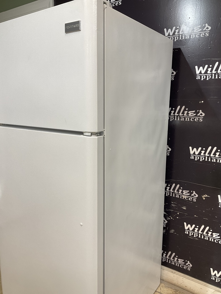 Frigidaire Used Refrigerator Top and Bottom 30x65 1/2” (White) 