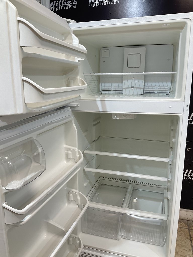 White Westinghouse Used Refrigerator Top and Bottom 30x65 1/2” (White)