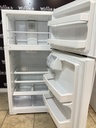 Ge Used Refrigerator Top and Bottom 28x61 