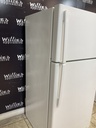 Ge Used Refrigerator Top and Bottom 28x61 