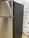 Ge Used Refrigerator Top and Bottom 28x64 (Stainless Steel) 