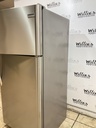 Frigidaire Used Refrigerator Top and Bottom 30x65 1/2” (stainless steel) 