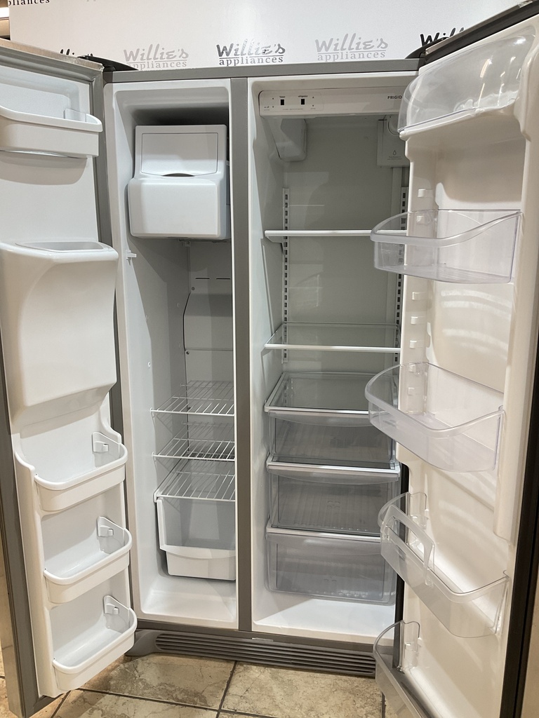 Frigidaire Used Refrigerator Side by Side 36x68 1/2” (Stainless Steel) 