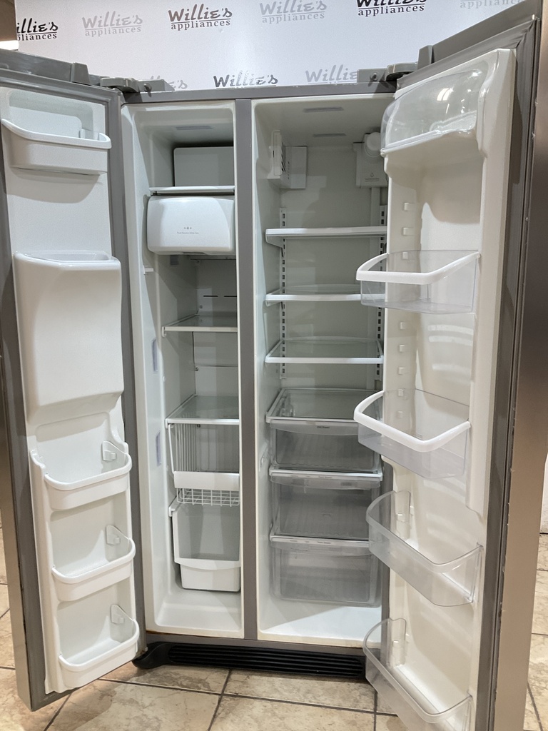 Frigidaire Used Refrigerator Side by Side 33x69 1/2” (Stainless Steel) 