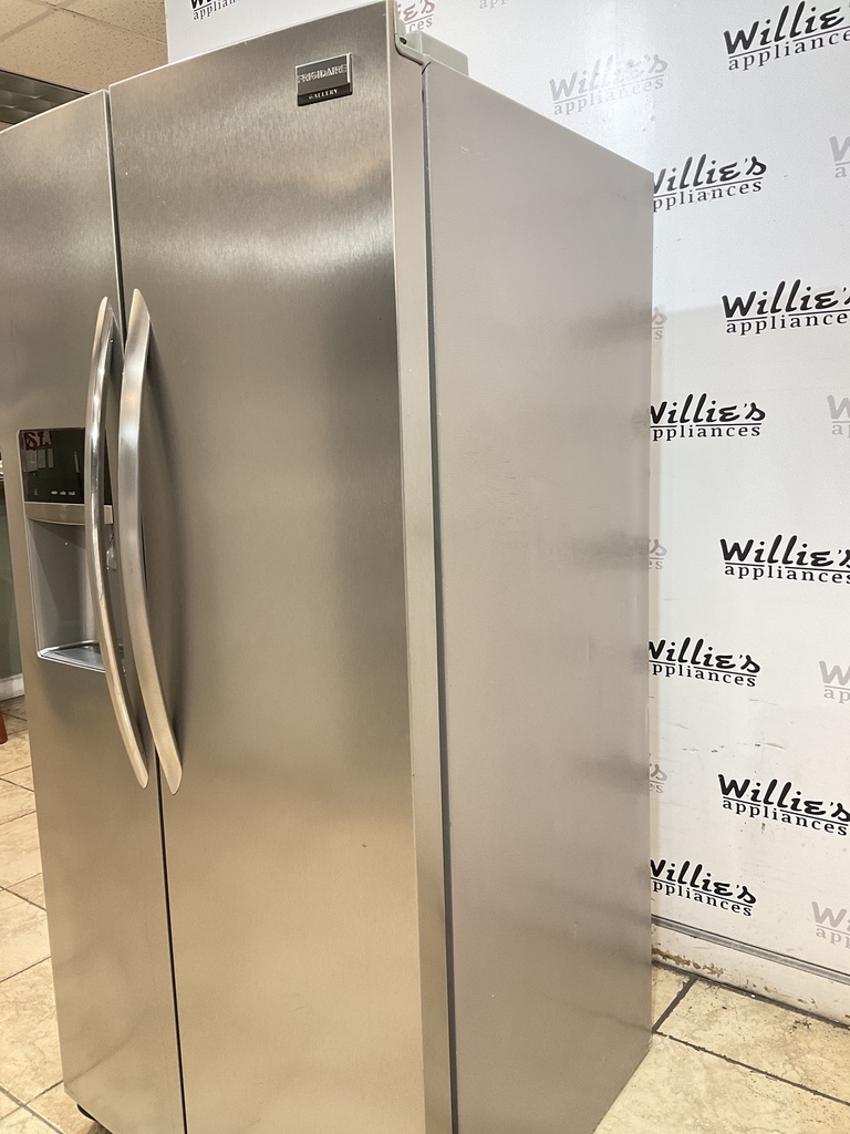 Frigidaire Used Refrigerator Side by Side 33x69 1/2” (Stainless Steel) 