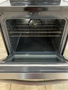 Frigidaire Used Electric Stove 220volts (40/50 AMP) 30inches {no cord} (Stainless steel)