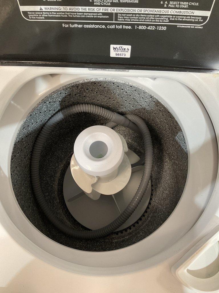 KitchenAid Used Washer Top-load 27inches (White) 