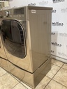 Lg Used Electric Set Washer/Dryer Front-load 27inches (Hathaway Gold) 